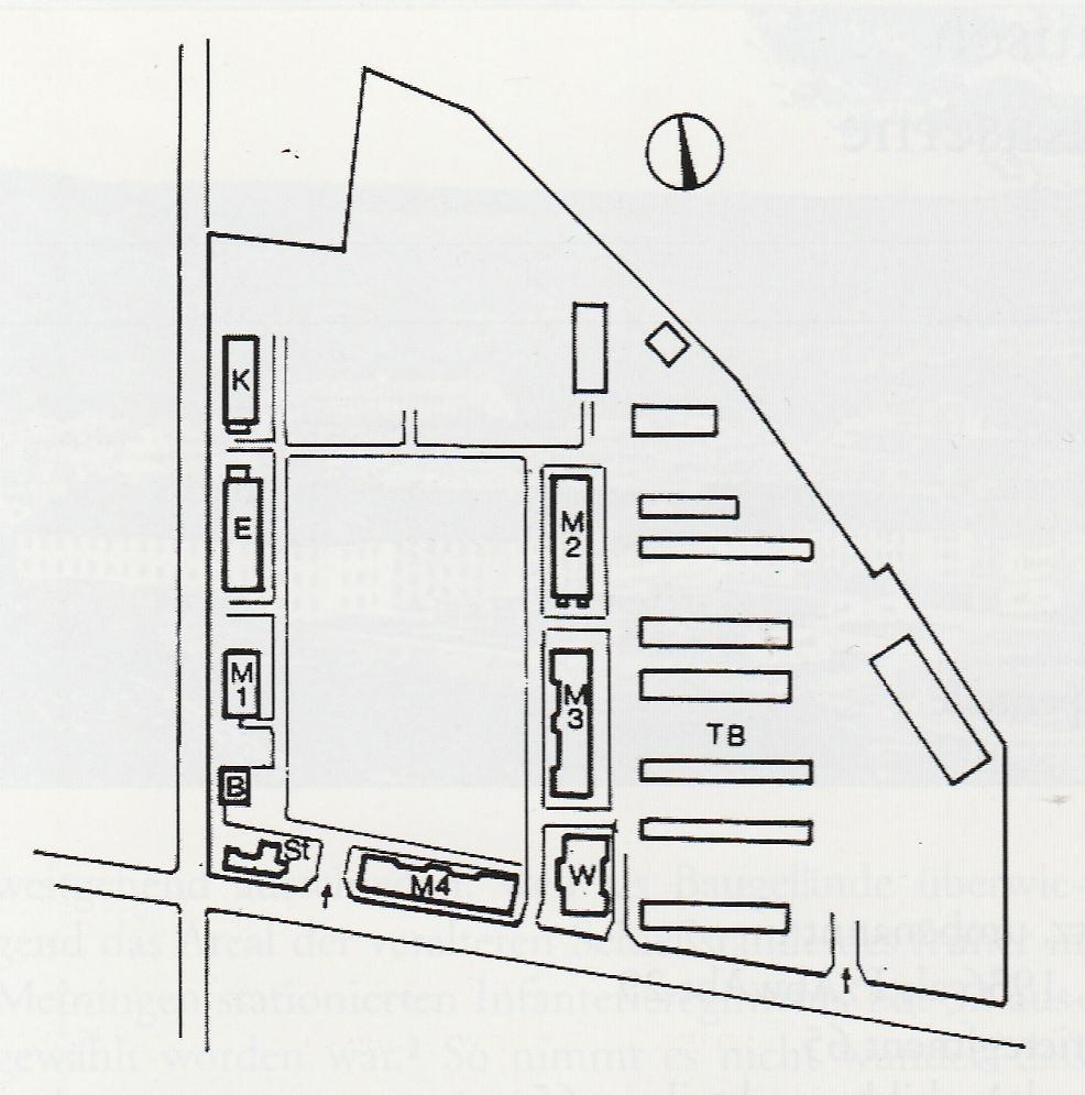 Mühlhausen Kaserne Karte Standort